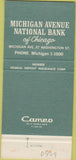 Matchbook Cover - Michigan Avenue National Bank of Chicago IL 30 Strike