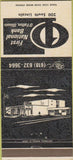 Matchbook Cover - First National Bank O'Fallon IL 30 Strike