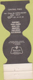 Matchbook Cover - Central Pneu Belgium Jewelite