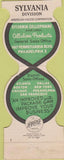 Matchbook Cover - Sylvania Cellophane Philadelphia PA Jewelite