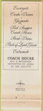 Matchbook Cover - Coach House Lexington KY restaurant WEAR Jewel