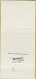 Matchbook Cover - Safety  and  Supply Ansul Fire products Seattle WA 30 Strike