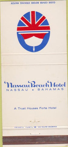 Matchbook Cover - Nassau Beach Hotel Nassau Bahamas 30 Strike