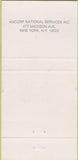 Matchbook Cover - Les Voyageurs New York City 30 Strike