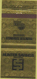 Matchbook Cover - Hunter Savings Association Cincinnati OH 30 Strike