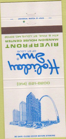 Matchbook Cover - Holiday Inn St Louis MO Riverfront 30 Strike