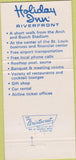 Matchbook Cover - Holiday Inn St Louis MO Riverfront 30 Strike