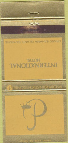 Matchbook Cover - International Hotel Grand Bahama Island WEAR Bahamas 30 Strike