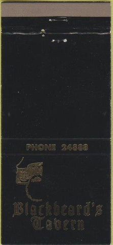Matchbook Cover - Blackbeard's Tavern Nassau Bahamas pirate 30 Strike