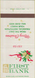 Matchbook Cover - First Granite City National Bank  30 Strike