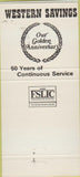Matchbook Cover - Western Savings Bank Chicago IL 30 Strike