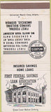 Matchbook Cover - First Federal Savings Loan Americus GA WEAR 30 Strike