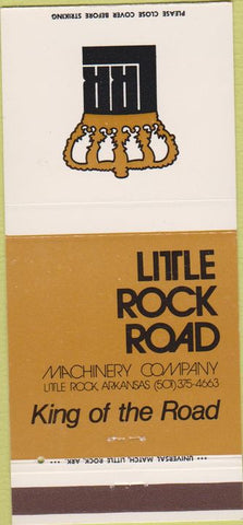 Matchbook Cover - Little Rock Road Machinery AR 30 Strike