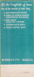 Matchbook Cover - Hotel San Diego CA 30 Strike