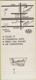 Matchbook Cover - Holiday Motor Lodge Williamsville NY 30 Strike