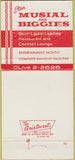 Matchbook Cover - Stan Musial's St Louis MO WEAR Cardinals 30 Strike