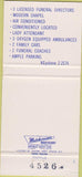 Matchbook Cover - Palmer Funeral Home Lebanon MO 30 Strike