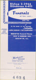 Matchbook Cover - Berwyn Funeral Home IL 30 Strike