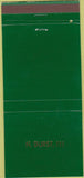 Matchbook Cover - Fishing Tools Harvey LA New Iberia  Venice 30 Strike