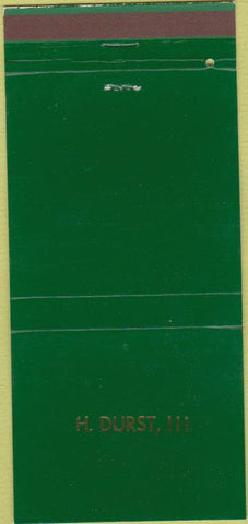 Matchbook Cover - Fishing Tools Harvey LA New Iberia  Venice 30 Strike