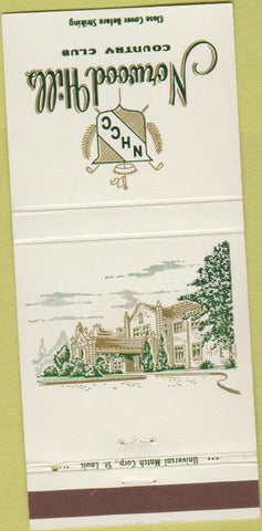 Matchbook Cover - Norwood Hills Country Club 30 Strike