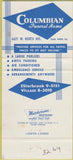 Matchbook Cover - Columbian Funeral Home Oak Park IL 30 Strike