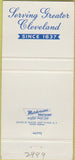 Matchbook Cover - Brown Forward Funeral Home Cleveland OH 30 Strike