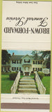 Matchbook Cover - Brown Forward Funeral Home Cleveland OH 30 Strike