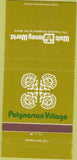 Matchbook Cover - Polynesian Village Walt Disney World Orlando FL 30 Strike