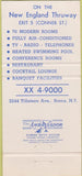 Matchbook Cover - Town and Country Motor Lodge Bronx NY 30 Strike
