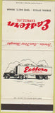 Matchbook Cover - Eastern Trucking Terre Haute IN WEAR 30 Strike