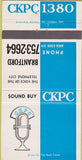 Matchbook Cover - CKPC Radio Brantford ON 30 Strike