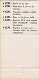 Matchbook Cover - CKPC Radio Brantford ON 30 Strike