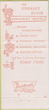Matchbook Cover - Diplomat Motel St Louis MO 30 Strike