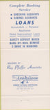 Matchbook Cover - Stock Yards Bank Louisville KY 30 Strike