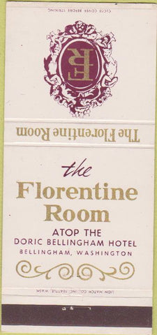 Matchbook Cover - Doric Bellingham Hotel WA 30 Strike