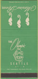 Matchbook Cover - The Olympic Seattle WA Marine Room seahorse 30 Strike