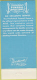 Matchbook Cover - FitzPatrick Funeral Home Philadelphia PA 30 Strike