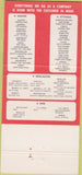 Matchbook Cover - McArdle Desco Pipe Valve New Castle DE 30 Strike
