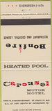 Matchbook Cover - Carousel Motor Hotel ST Louis MO 30 Strike