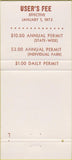 Matchbook Cover - Missouri State Parks Jefferson City MO 30 Strike