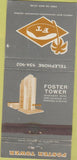 Matchbook Cover - Foster Tower Honolulu HI WEAR 30 Strike