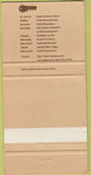 Matchbook Cover - Chateau Laurier Ottawa ON WEAR 30 Strike
