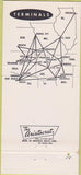 Matchbook Cover - Jones Truck Lines Springdale AR WORN 30 Strike