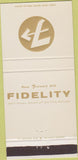 Matchbook Cover - Fidelity National Bank Baton Rouge LA 30 Strike