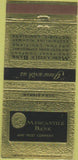 Matchbook Cover - Mercantile Bank Trust Metairie LA Gretna 30 Strike