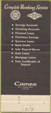 Matchbook Cover - First National Bank Bruston LA 30 Strike