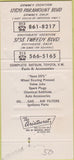 Matchbook Cover - NU 5 Auto Supply Southgate CA 30 Strike
