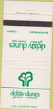 Matchbook Cover - Delray Dunes Golf Country Club Boynton Beach FL 30 Strike