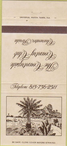 Matchbook Cover - Countryside Country Club Clearwater FL 30 Strike
